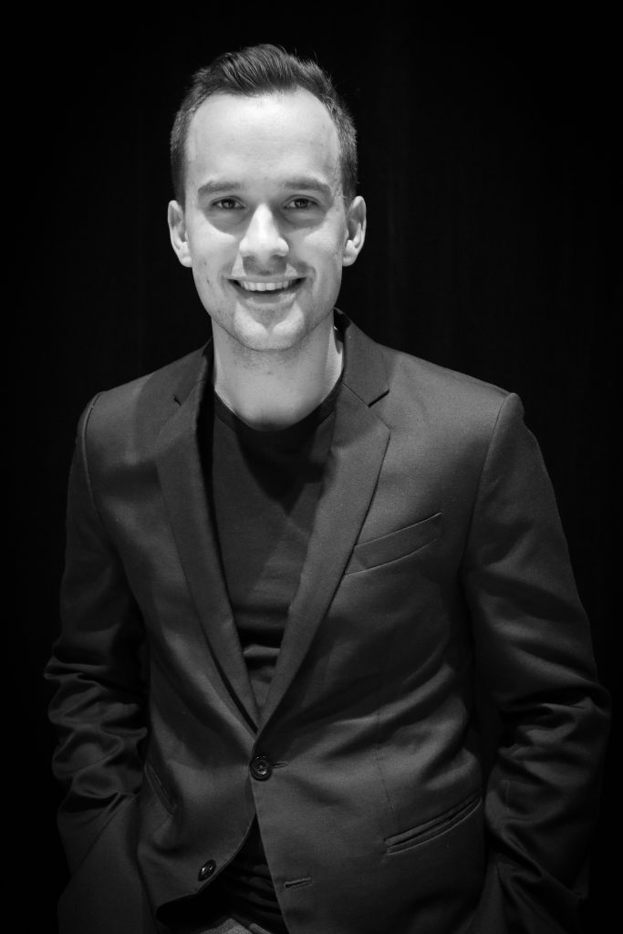 Kaleb är bas i Örebro University Choir